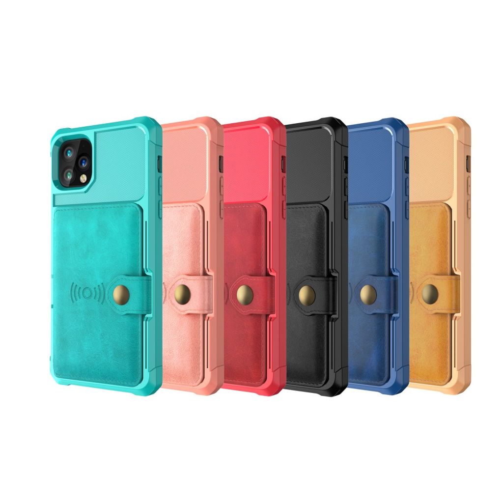 iPhone 11 Pro Cover med Kortplads - Sort