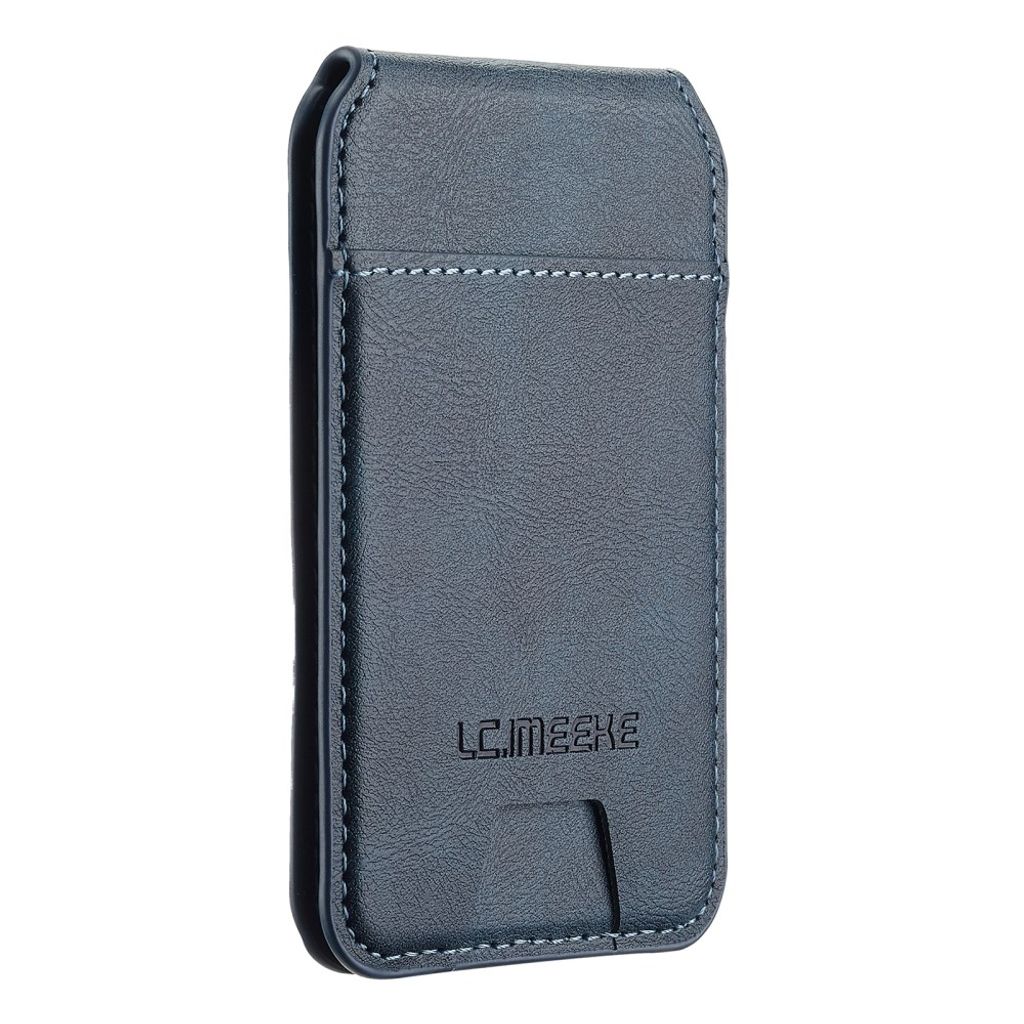 LC.IMEEKE MagSafe-korttikotelo 3 kortille RFID-suojattu – Sininen