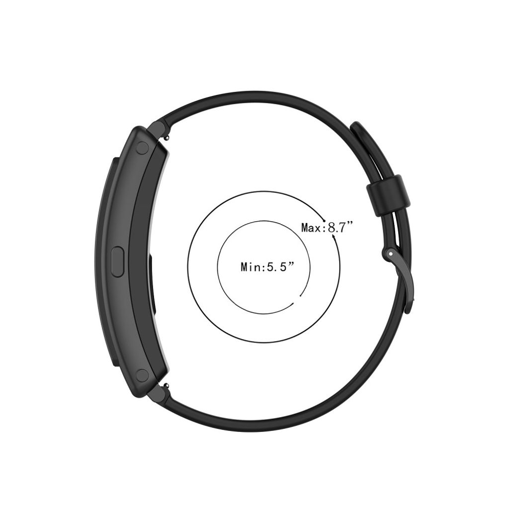 Huawei TalkBand B3/B6 Urrem Silikone – Sort