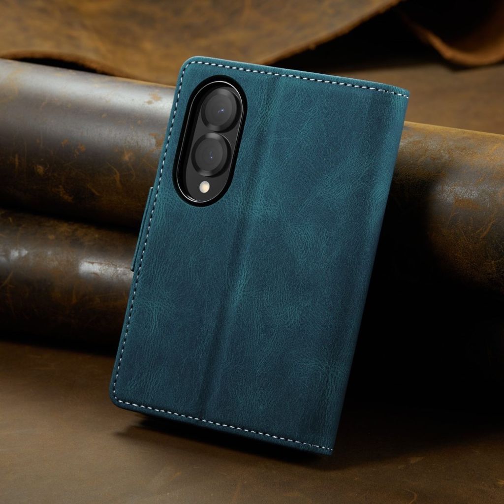 AUTSPACE Samsung Galaxy Z Fold8 Flip Cover i PU-læder med RFID-blokering - Blå
