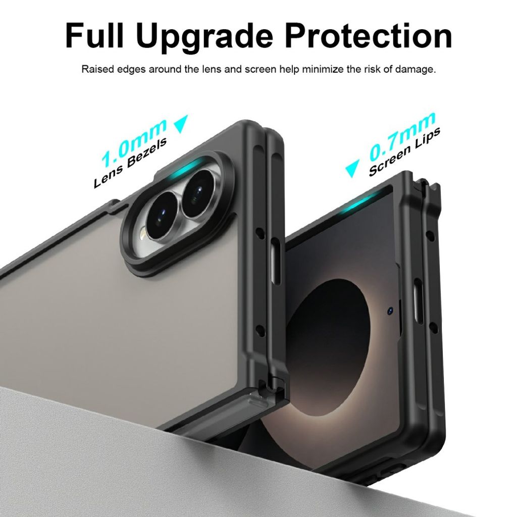 Samsung Galaxy Z Fold8 Matteret Cover - Sort