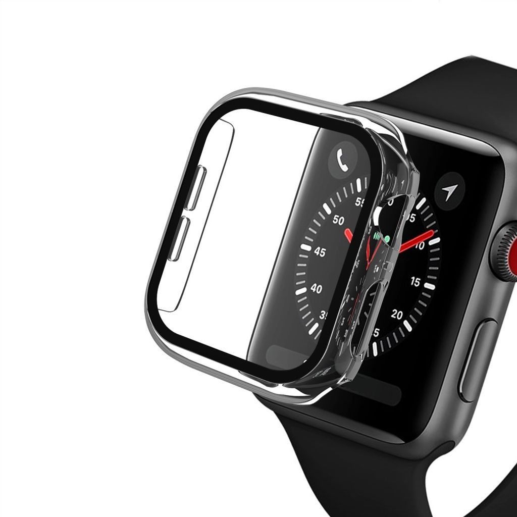 Apple Watch SE/SE (2022)/Serie 6/5/4 Cover med Skærmbeskyttelse – Gennemsigtig