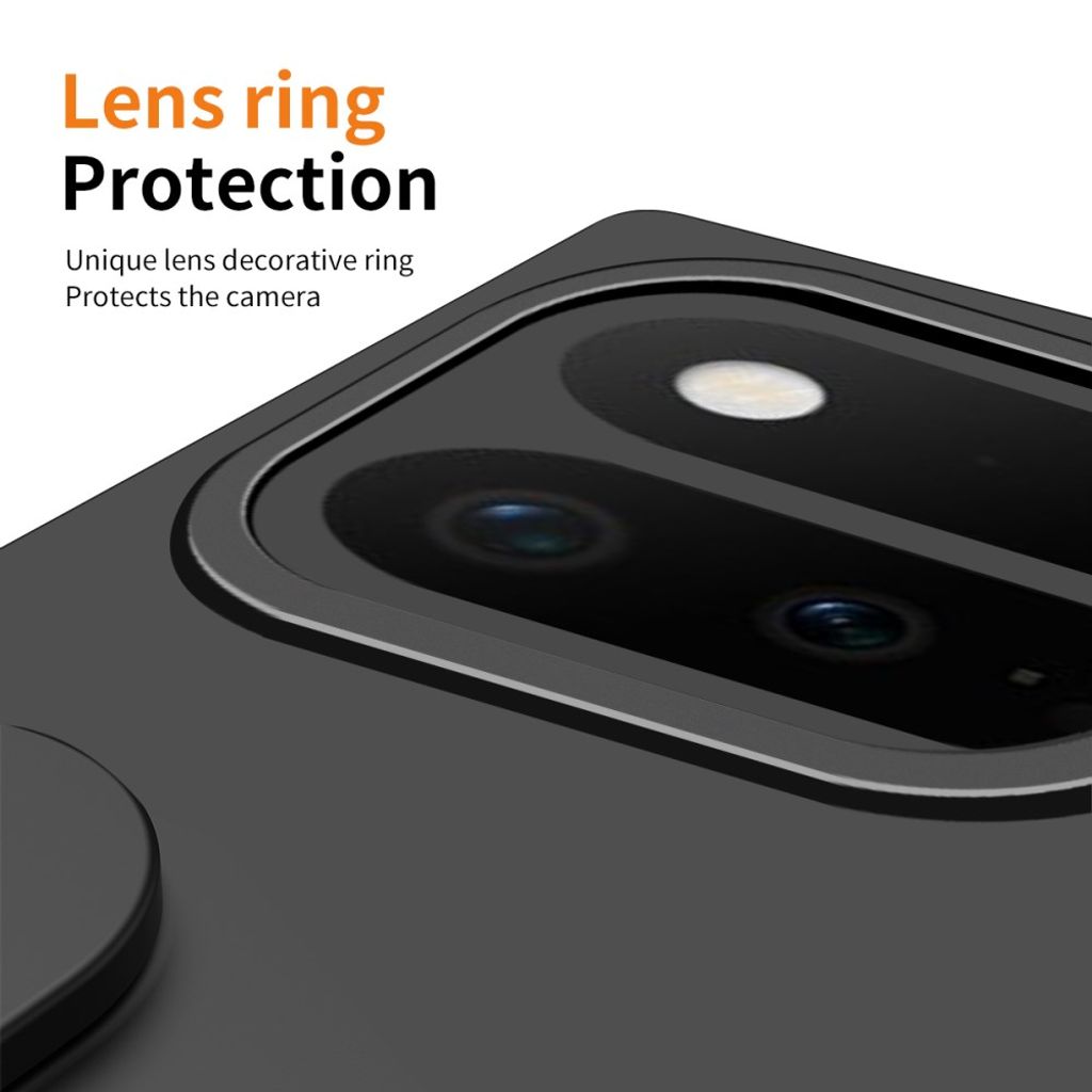 Google Pixel 11 Pro Fold Deksel med skjermbeskytter i herdet glass - Svart