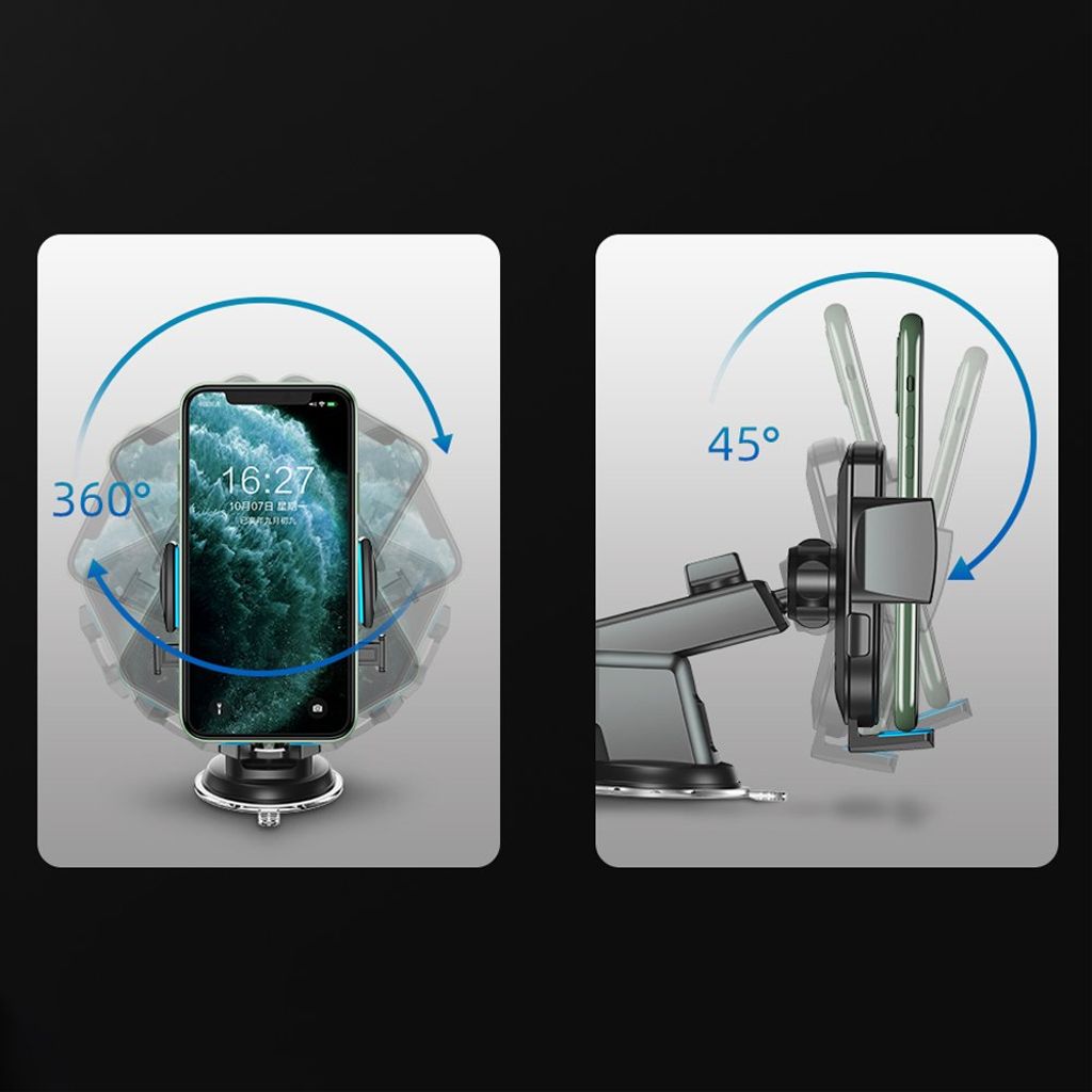 Joyroom-autoteline JR-OK3 teleskooppivarrella kojelautaan/ikkunaan – musta