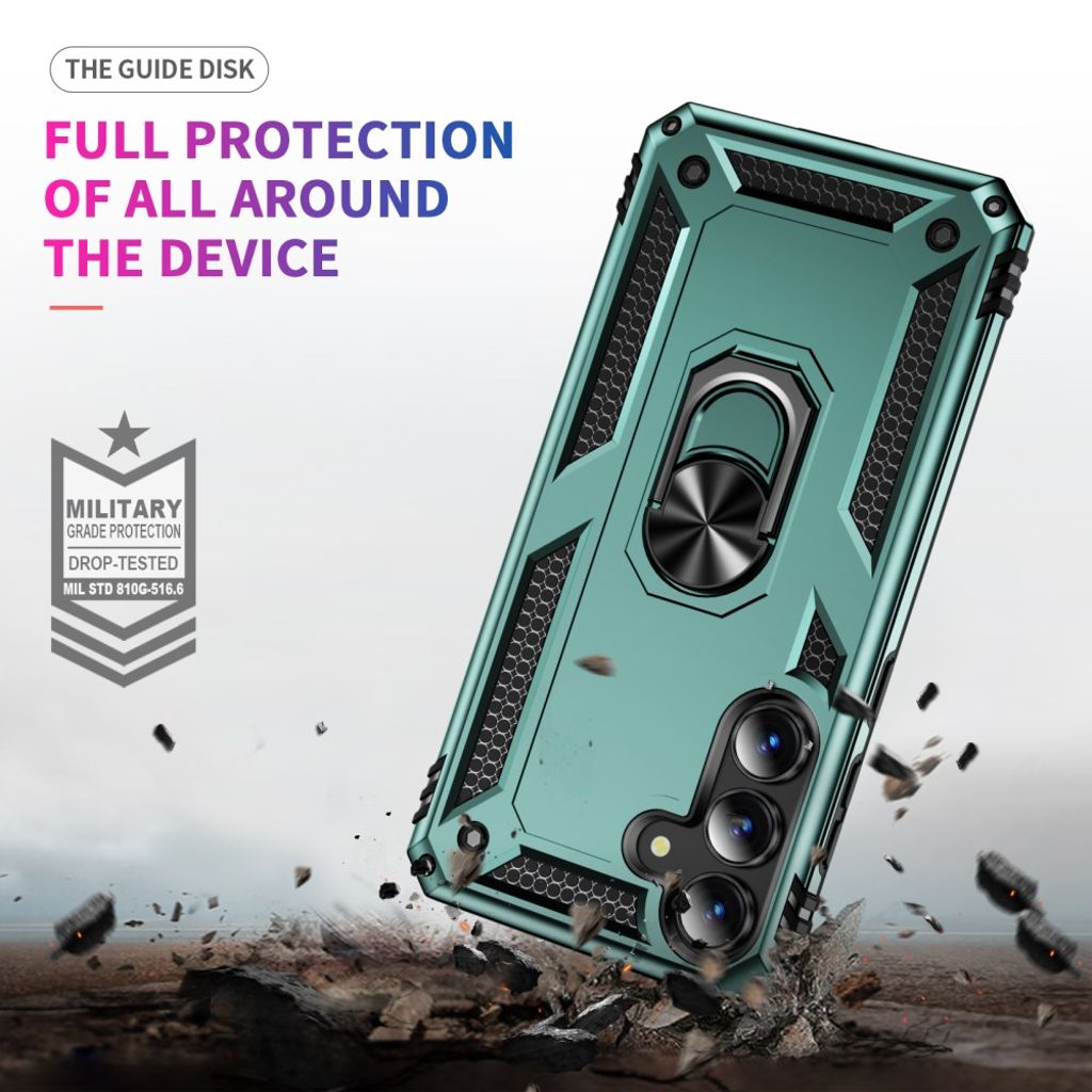 Samsung Galaxy S25 FE Case with Stand - Green