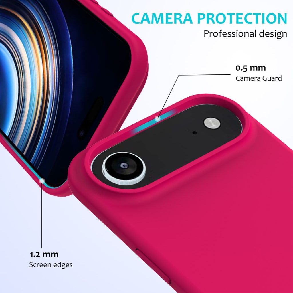 iPhone Air Silikonecover - Lyserød