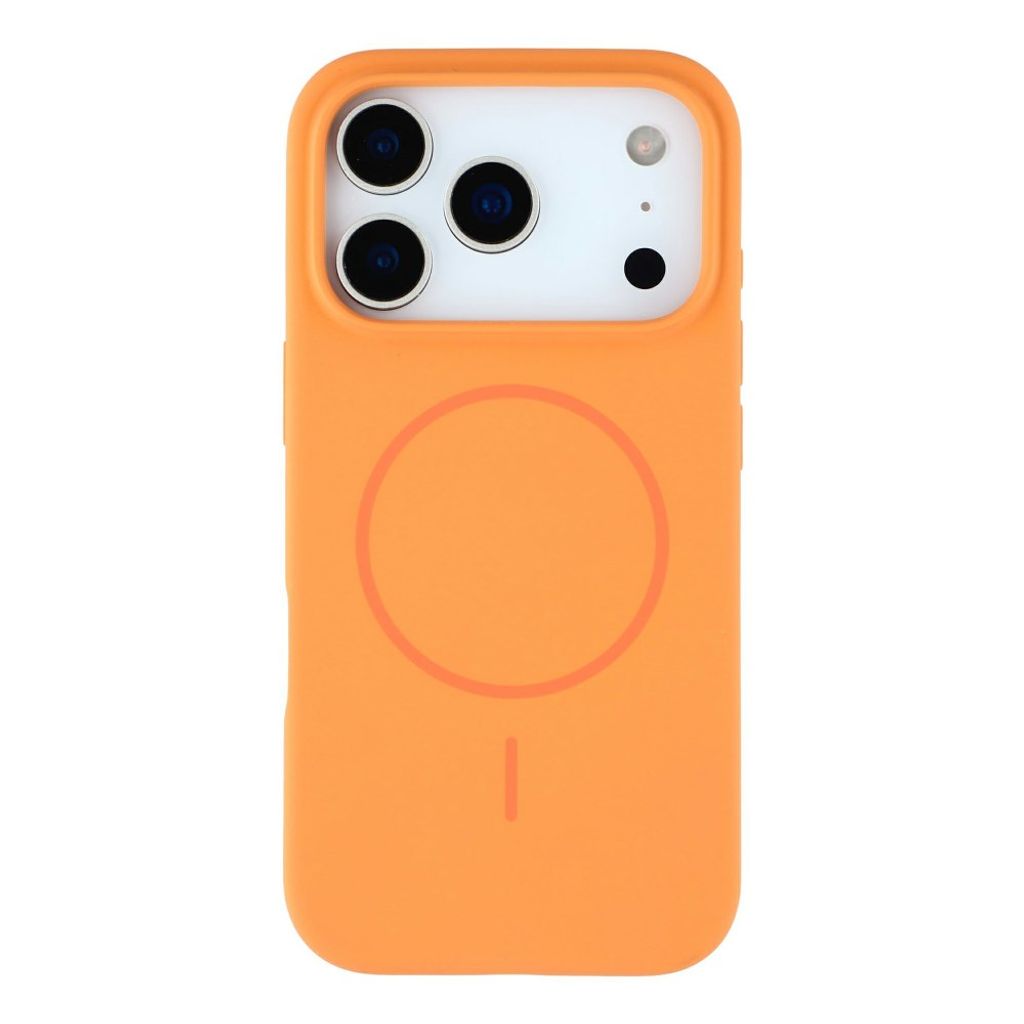 X-LEVEL iPhone 18 Pro Max/17 Pro Max MagSafe kuori silikonista - Oranssi