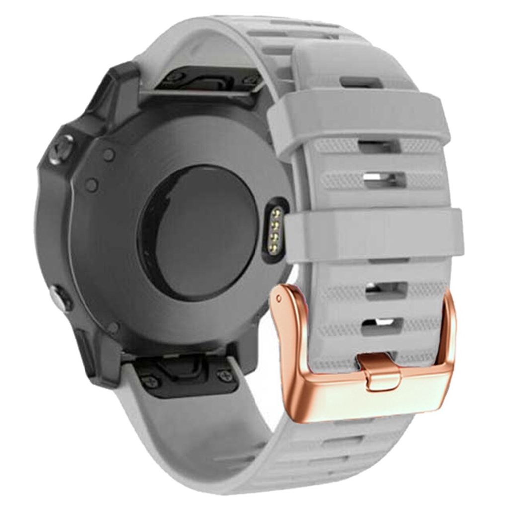 Garmin Fenix ​​7S/6S/5S/Instinct 2S etc. Silicone Watch Band - Grey