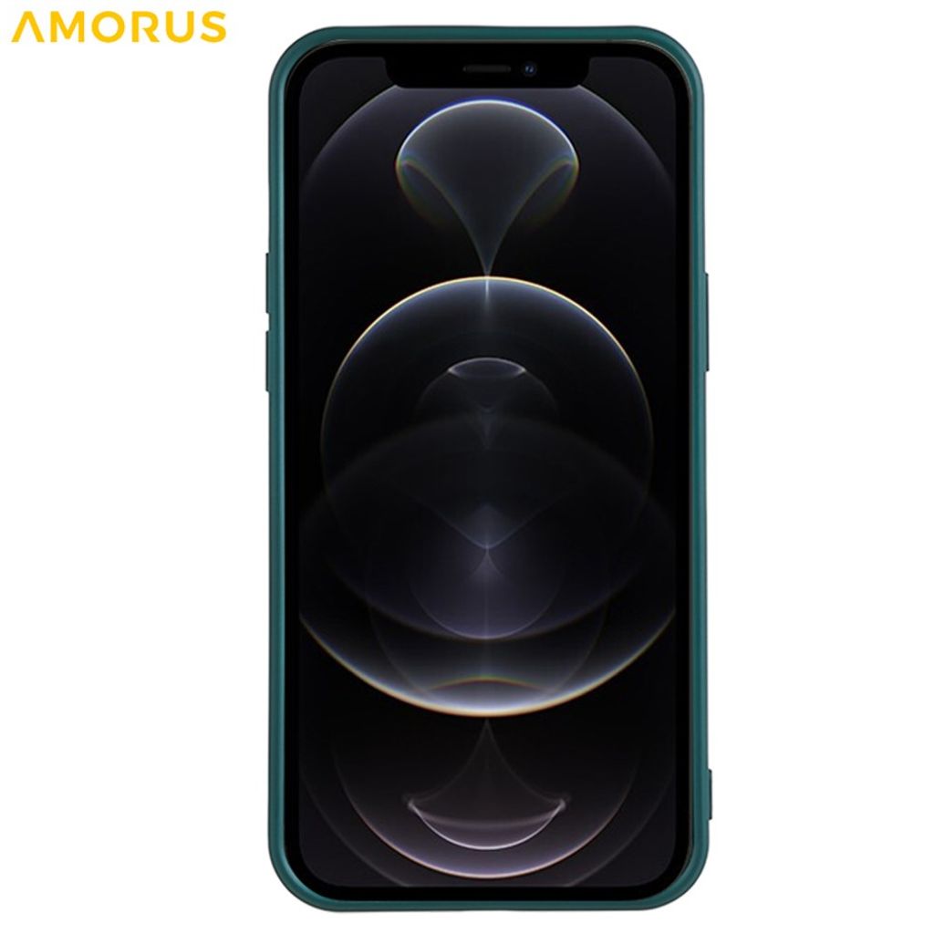AMORUS iPhone 12 Pro Max TPU Kuori - Vihreä