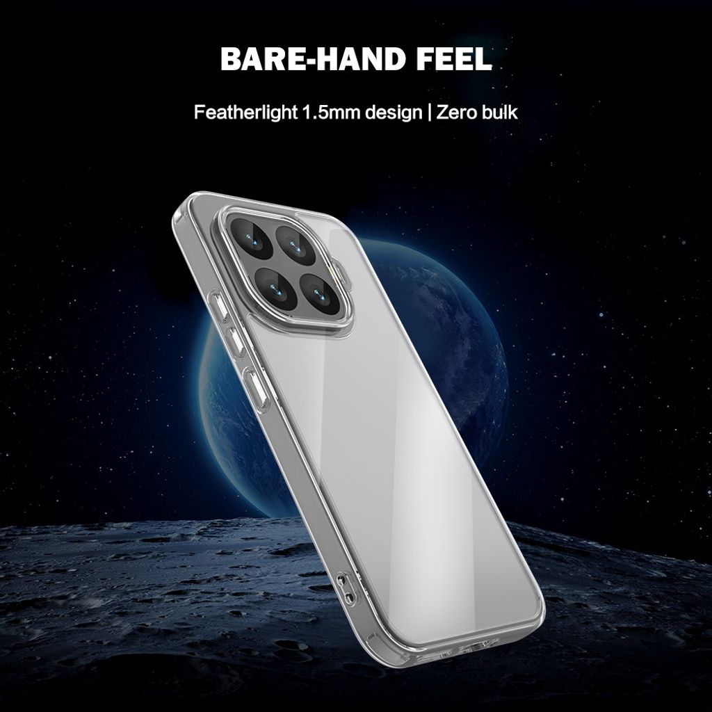 LEREACH Xiaomi 17T Pro Skal med akrylbaksida - Transparent