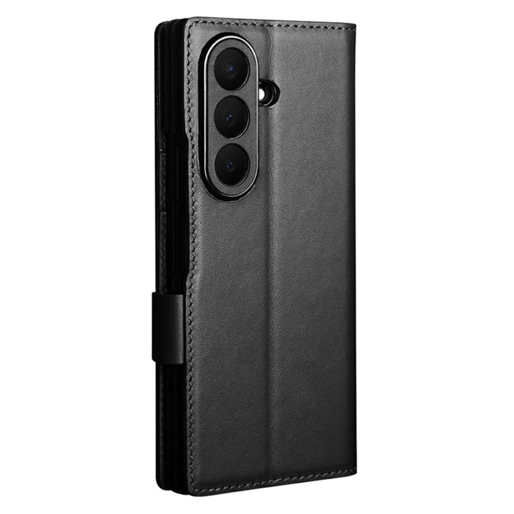 QIALINO Samsung Galaxy Z Fold8 Ultra Flip cover i ægte læder - Sort