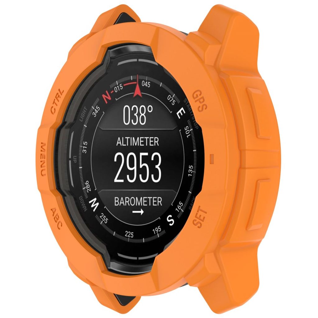 Garmin Instinct 3 AMOLED 50mm osv. Cover i Silikone - Orange