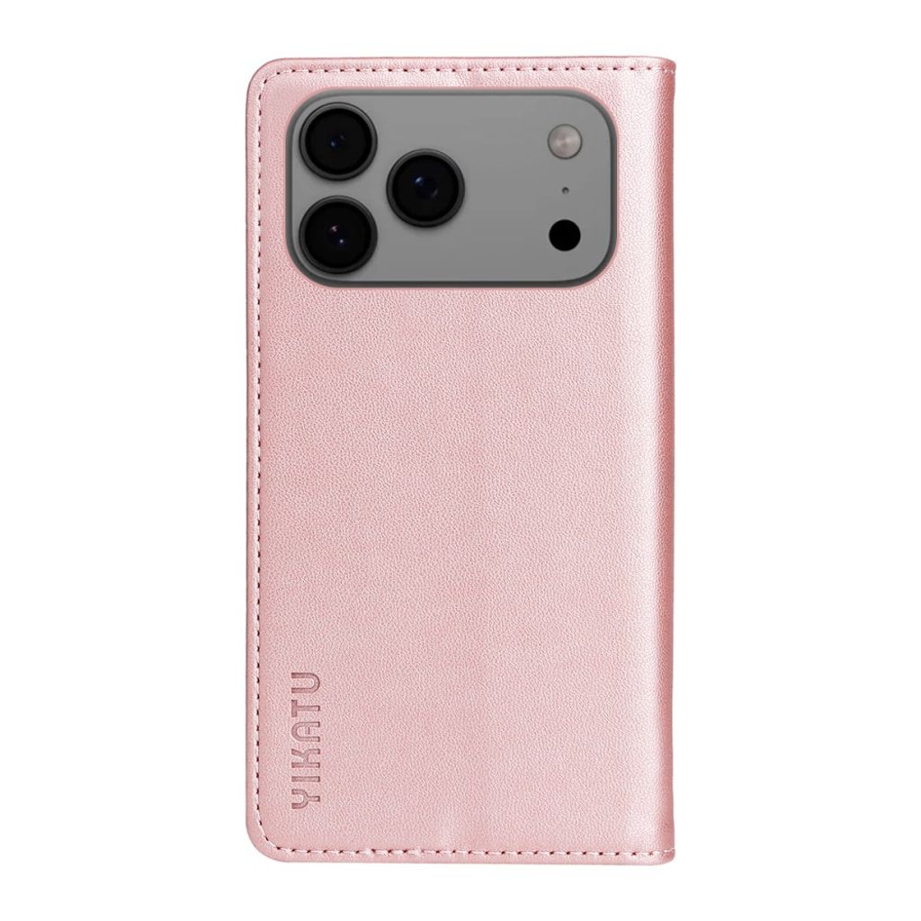 YIKATU iPhone 17 Pro Max Wallet cover - Rose Gold
