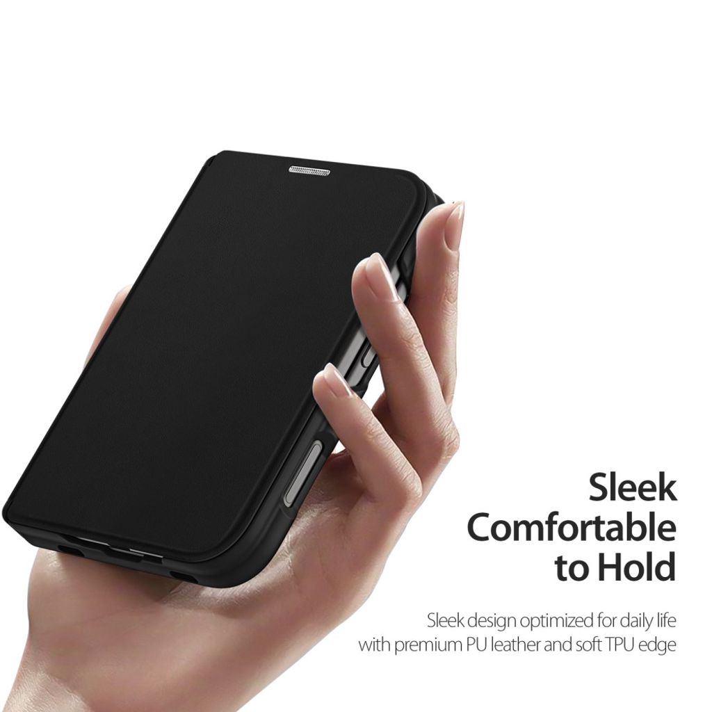 DUX DUCIS iPhone Fold Lommeboketui MagSafe RFID Blokkerende - Svart