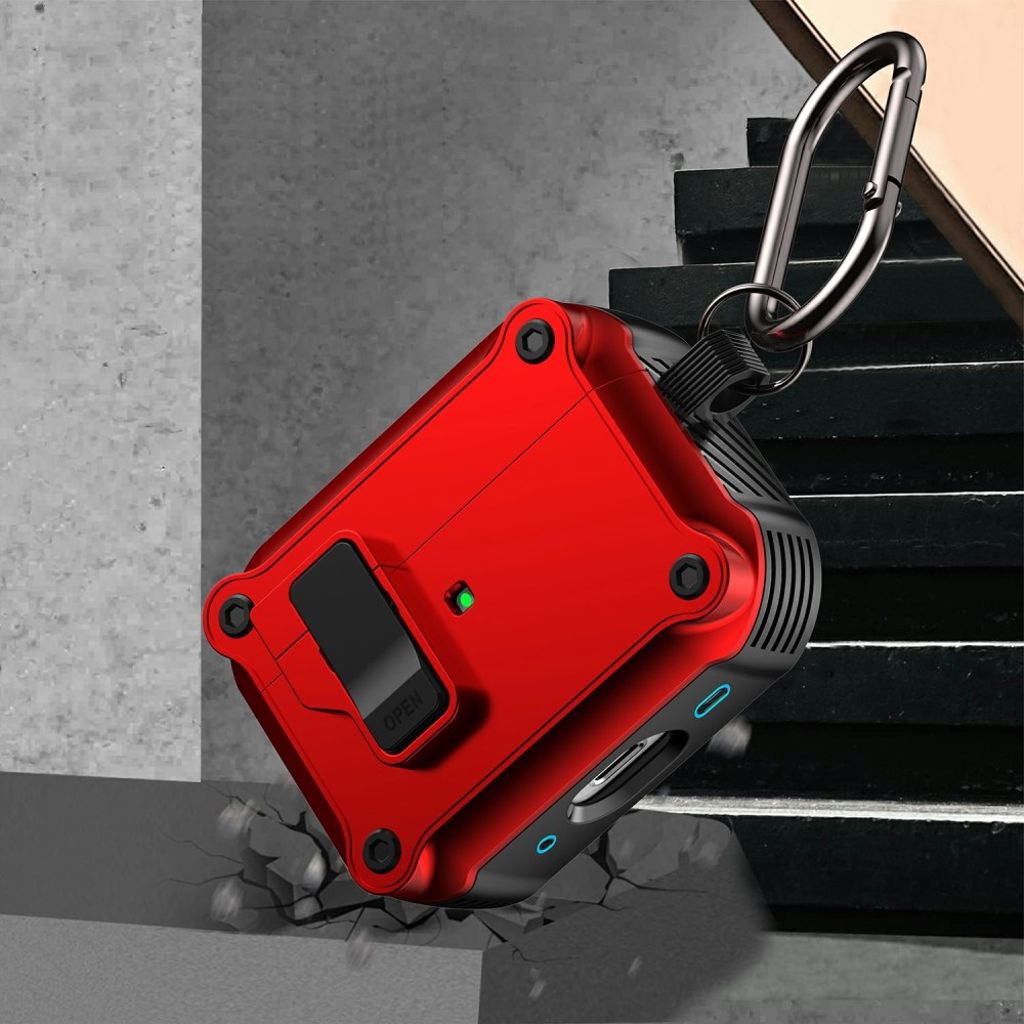 Apple AirPods Pro 3 Cover med Karabinhage - Grøn