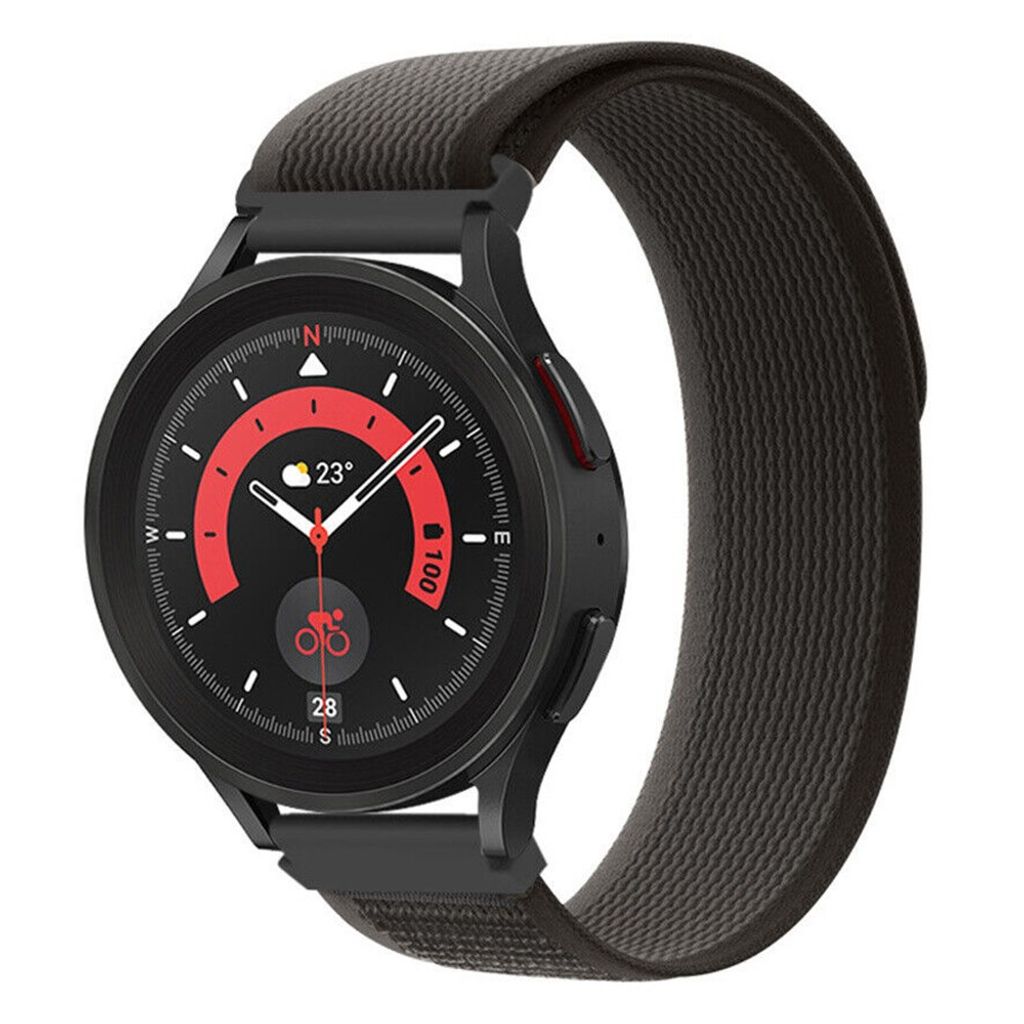 Samsung Gear S3 Frontier/Classic/Gear2 ym Nailoninen kellonranneke - Harmaa