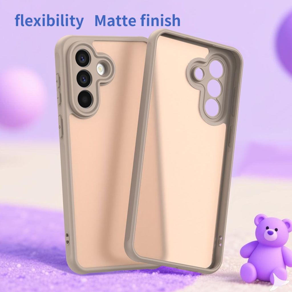 Samsung Galaxy A57 5G Skal Frostad Transparent - Orange