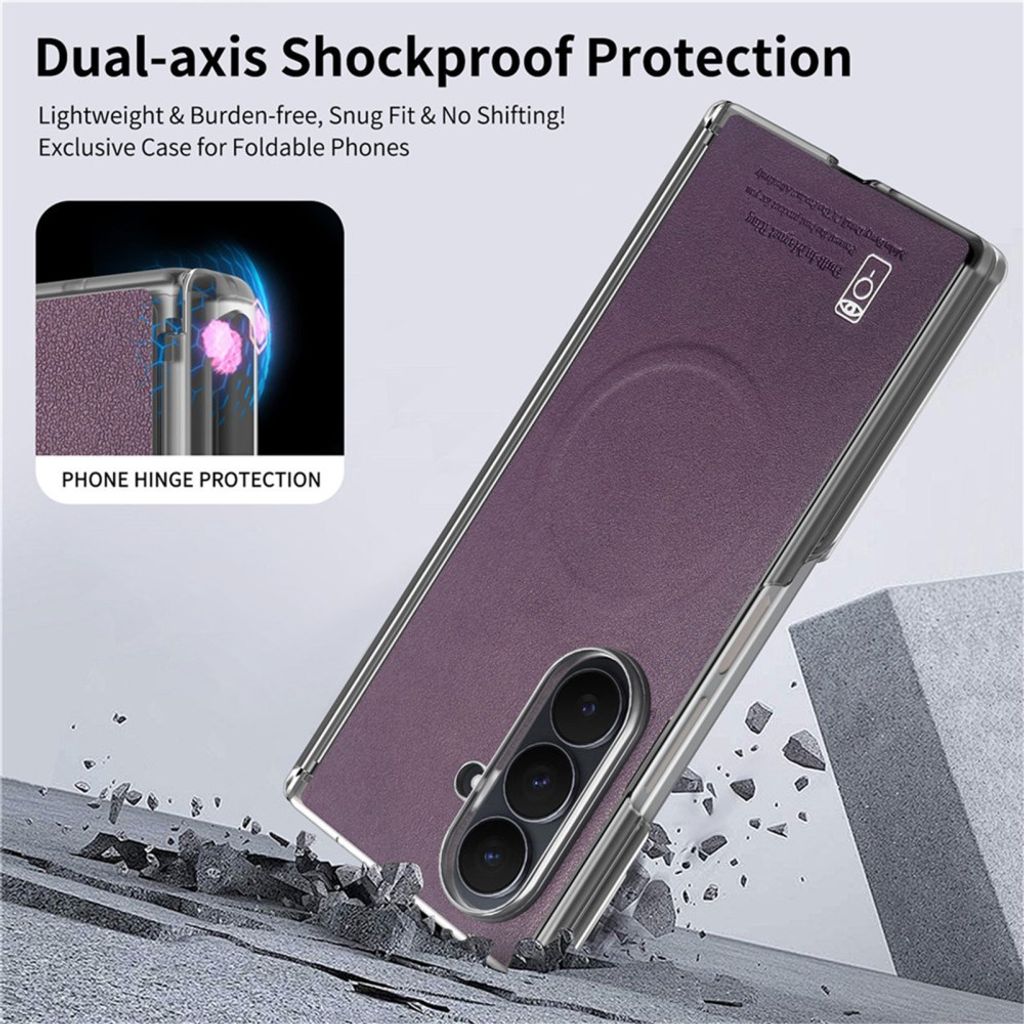 Samsung Galaxy Z Fold8 Ultra MagSafe Kuori - Violetti