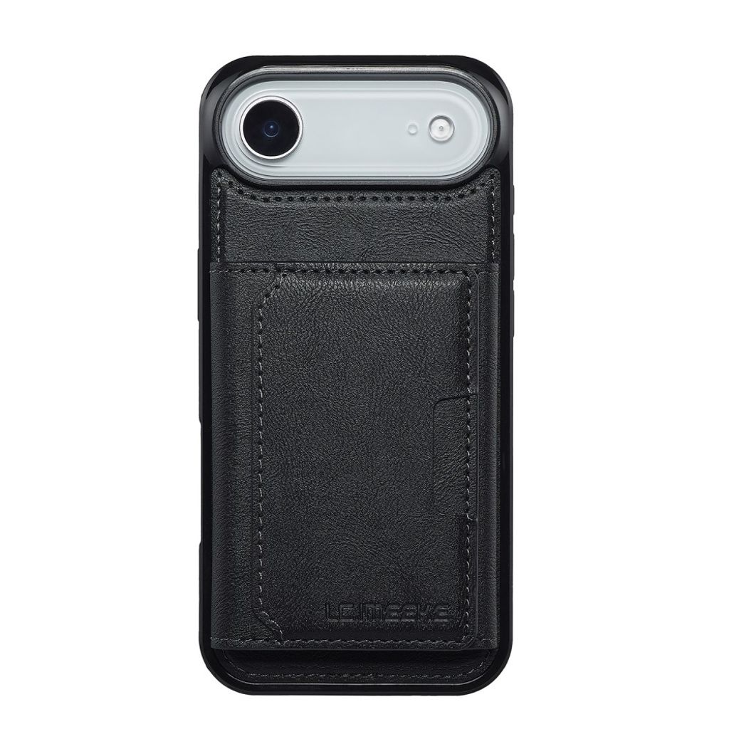 LC.IMEEKE iPhone 17 Air MagSafe cover med pung - Sort