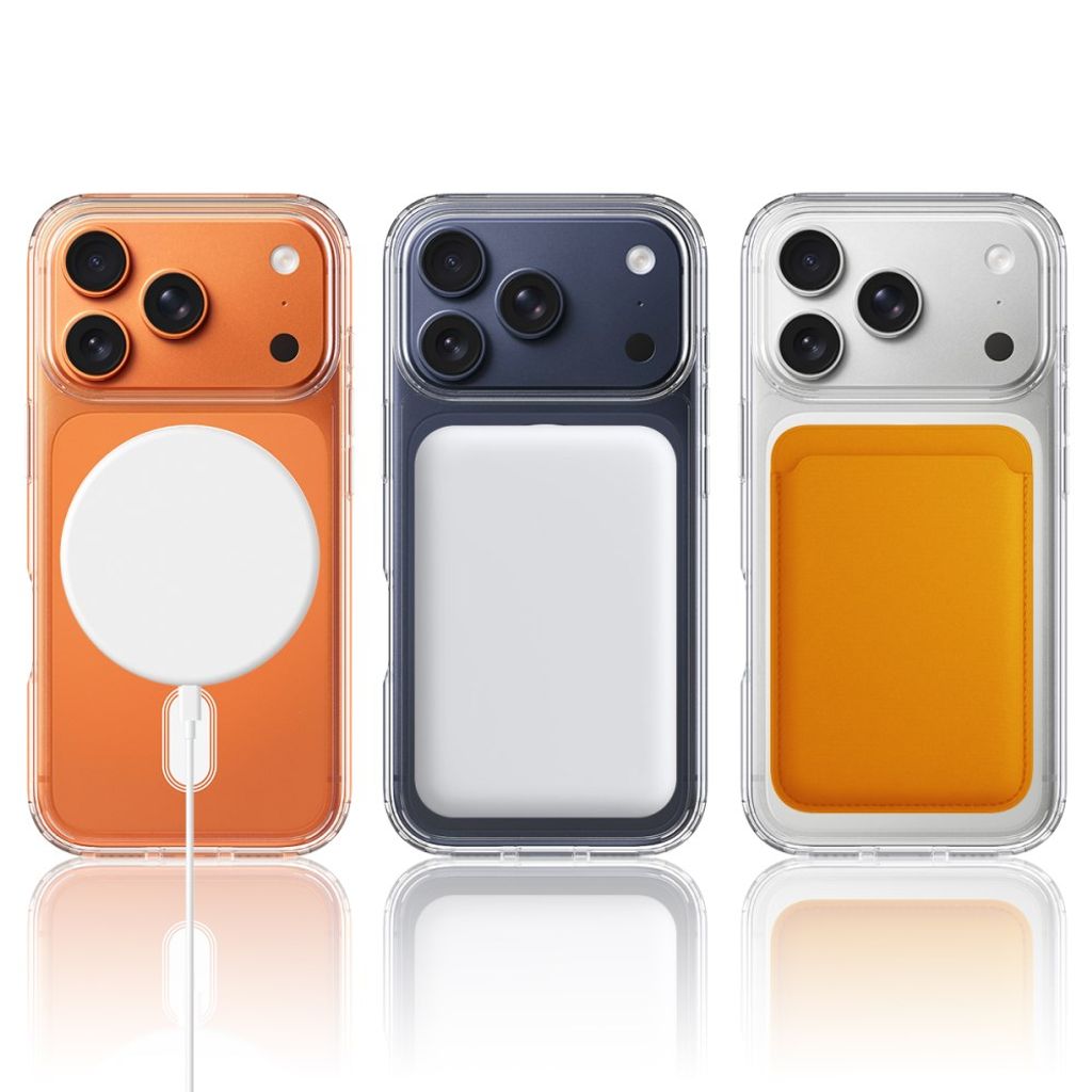 iPhone 18 Pro/17 Pro MagSafe Kuori Iskunkestävä - Läpinäkyvä