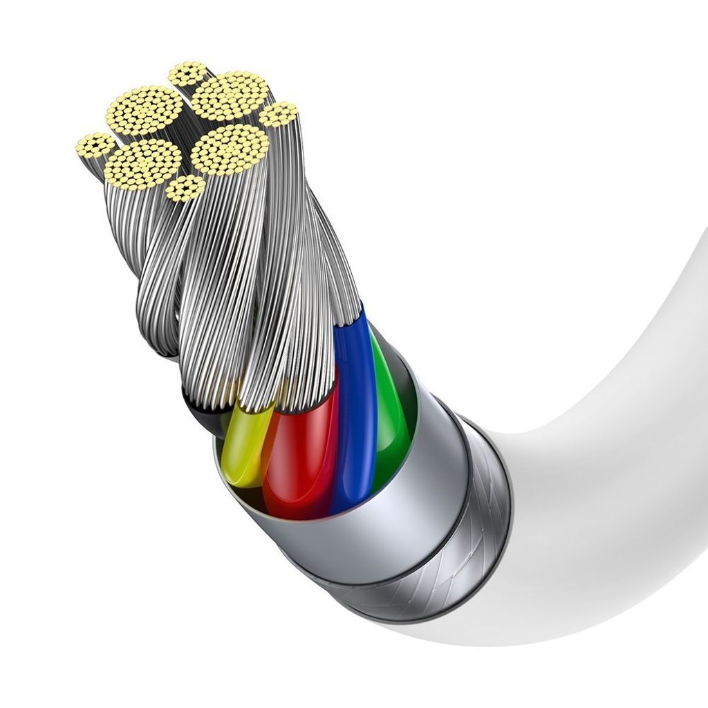 Baseus CATYS-C02 USB-C til USB-C 100W kabel 2m hvid