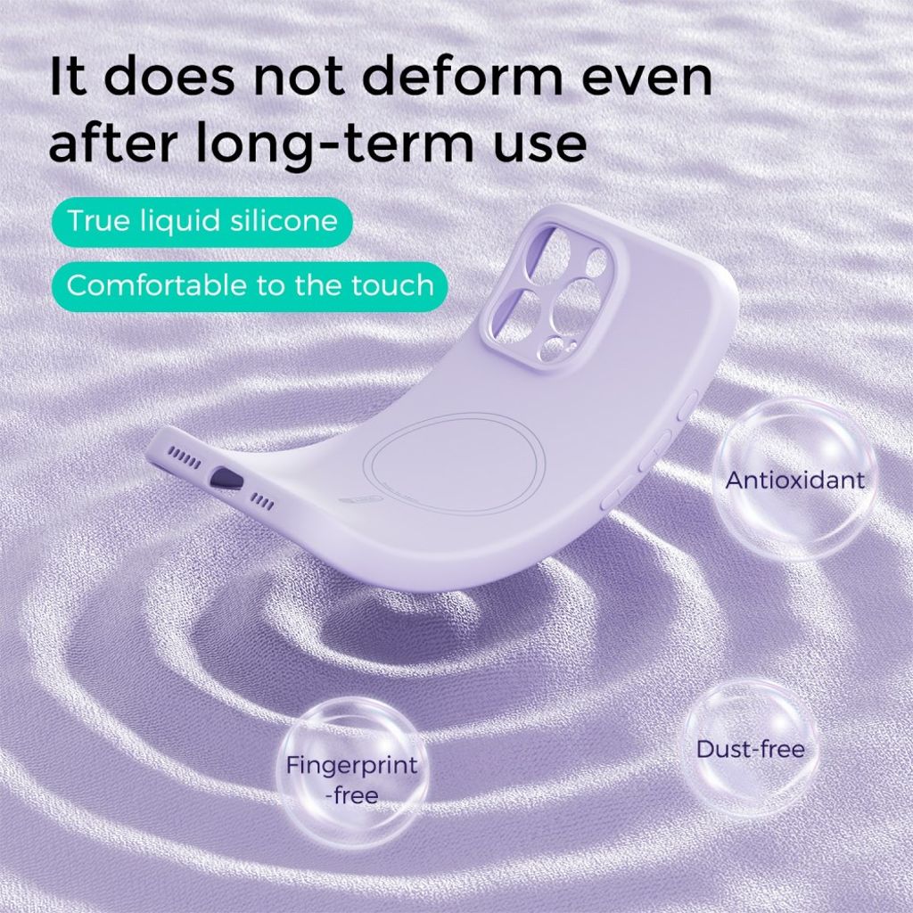 iPhone 16 Pro Max MagSafe Skal Liquid Silicone – Mörkblå