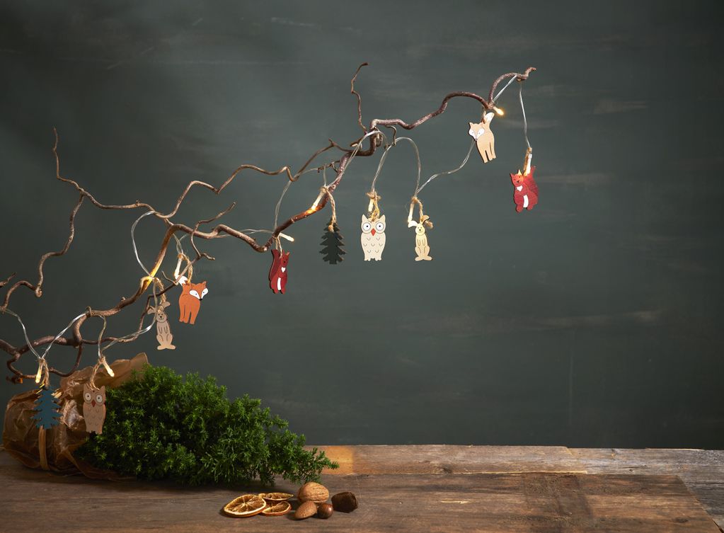 Lyslenke Forest Friends / 10 LED / 1,8M / BATTERI