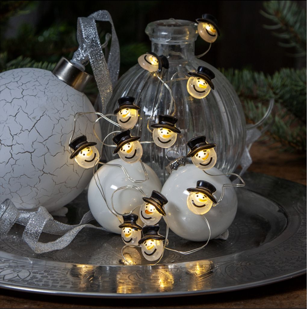 LED lyssnor X-MAS med snemænd