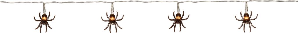 LED Lichtslinger Halloween Spinnen 10 LED 135cm met Timer