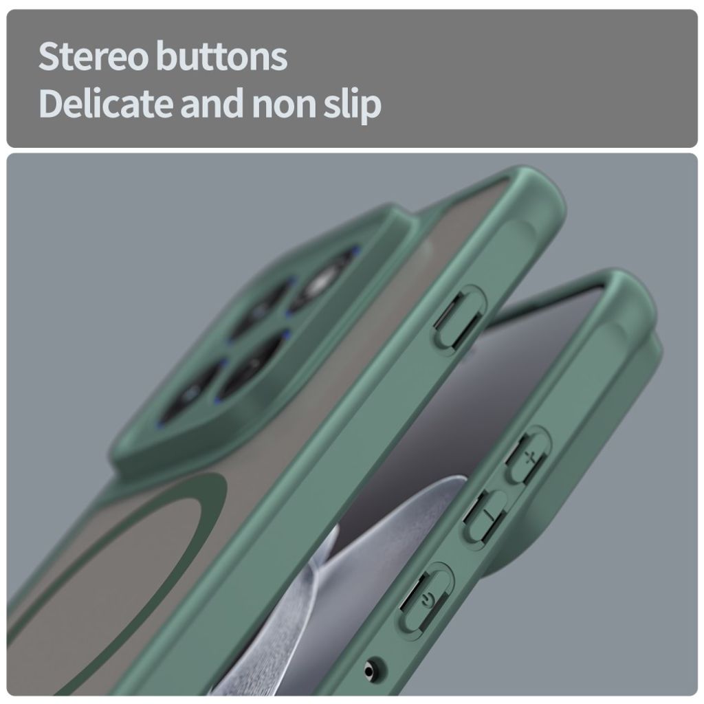 Motorola Edge 70 5G MagSafe Compatible Shock Proof Case - Green