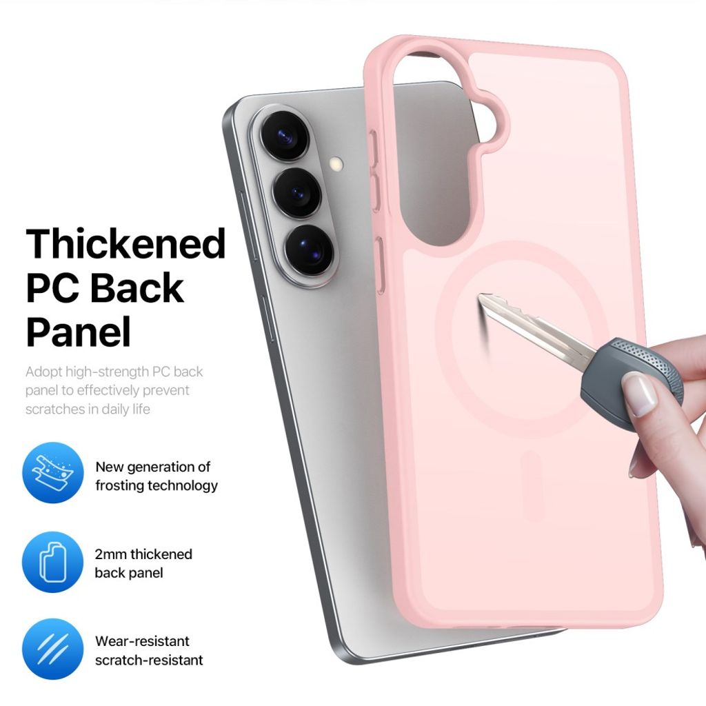 DUX DUCIS Samsung Galaxy S26 MagSafe-skal – Ljusrosa