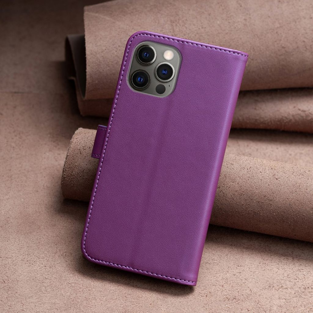 BINFEN COLOR iPhone 12 Pro Max Etui - Mørkelilla