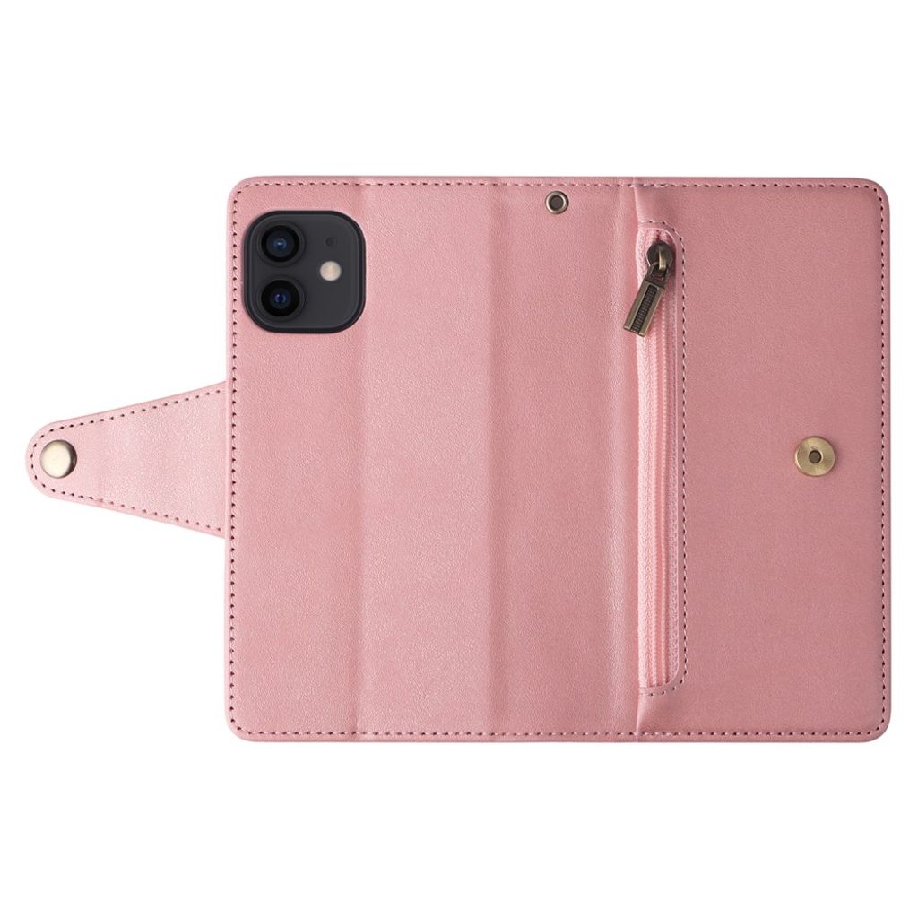 iPhone 12 Mini Cover with Stand - Rose gold