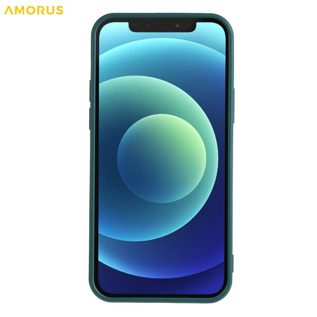 AMORUS iPhone 12 TPU Skal - Grön