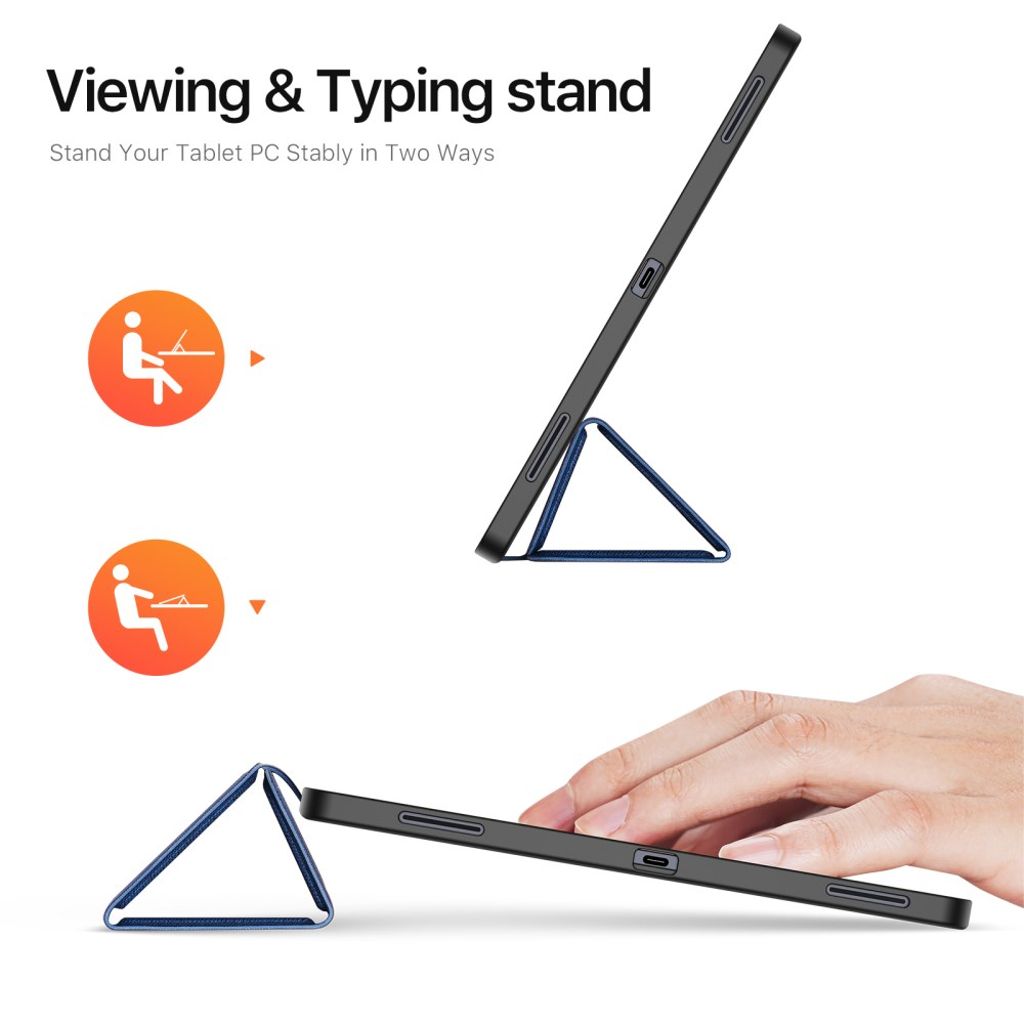 DUX DUCIS Galaxy Tab S11 Ultra etui med stativ og auto-wake – blå