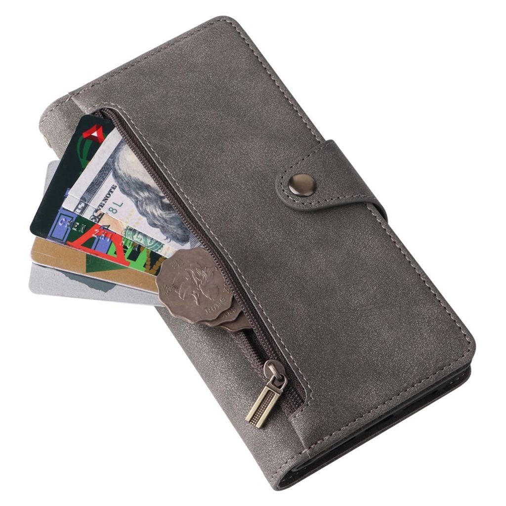 iPhone 12 Pro Max Etui med Stativ - Grå