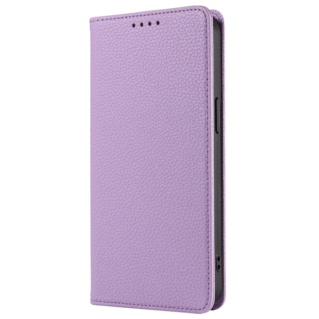 iPhone 14 Pro Max Wallet Cover RFID Blocking Magnetic - Purple