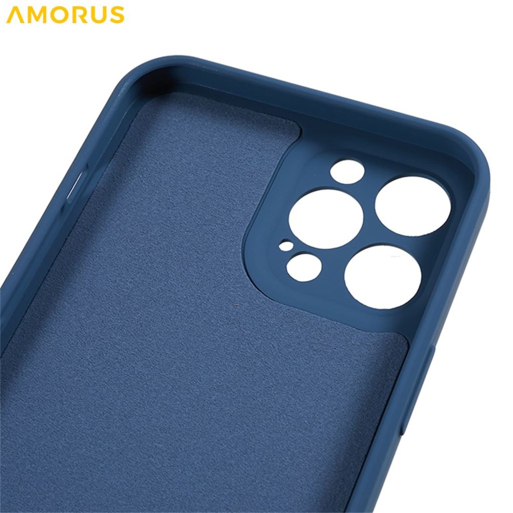 AMORUS iPhone 12 Pro Max TPU Cover - Blå