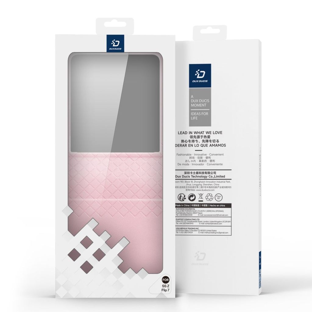 DUX DUCIS Samsung Galaxy Z Flip7 5G Cover - Lyserød