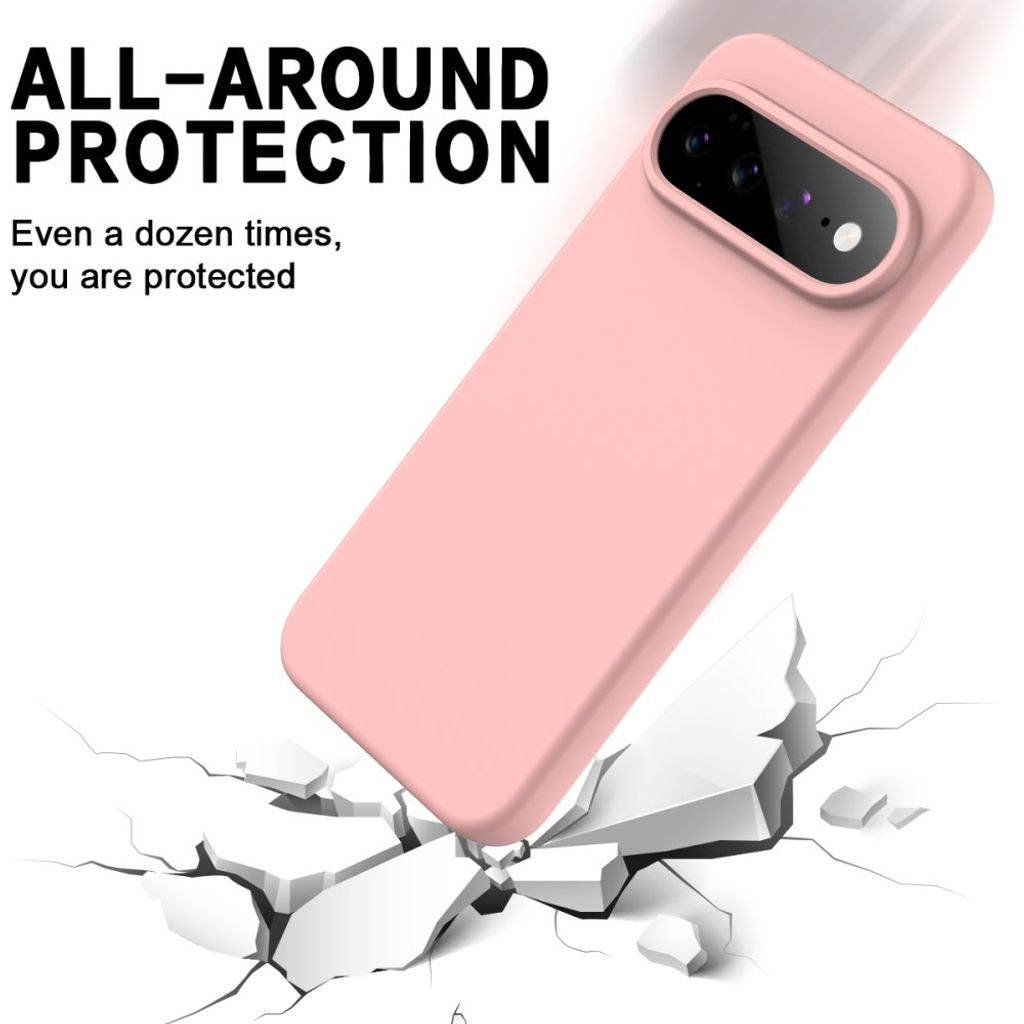 Google Pixel 11 Pro XL Deksel I Silikon - Rosa