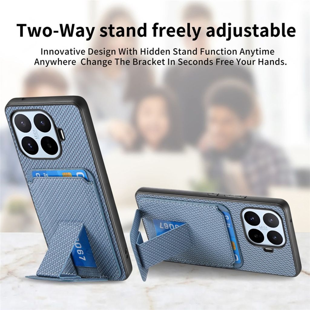 Xiaomi 17T Cover med kortlomme - Blå