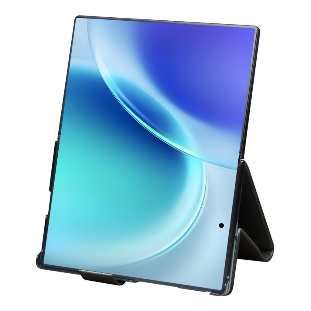 QIALINO Samsung Galaxy Z Fold8 Flip cover i ægte læder - Grøn