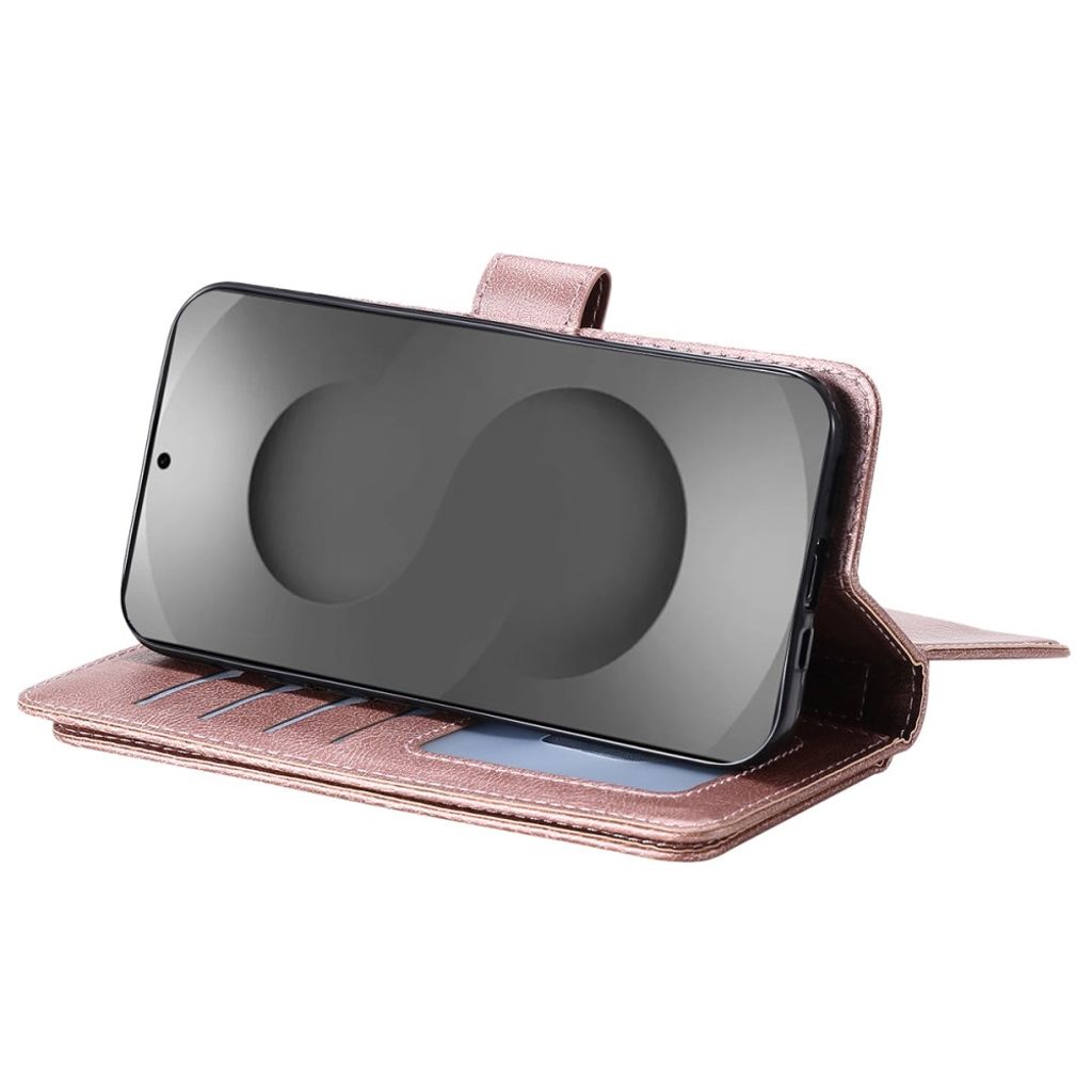 Samsung Galaxy S26 Ultra Cover with 10 Card Slots - Rose gold