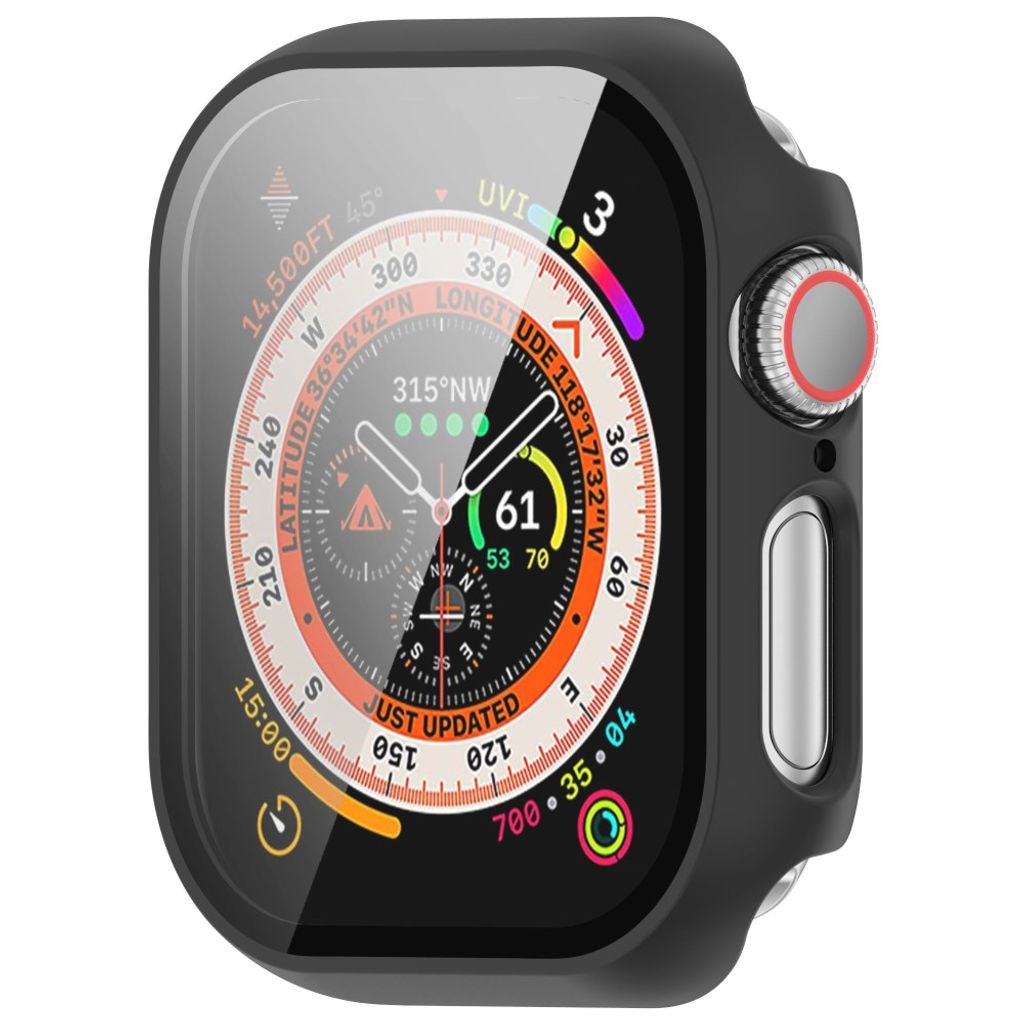 Apple Watch Series 11/10 42 mm deksel med skjermbeskytter – svart