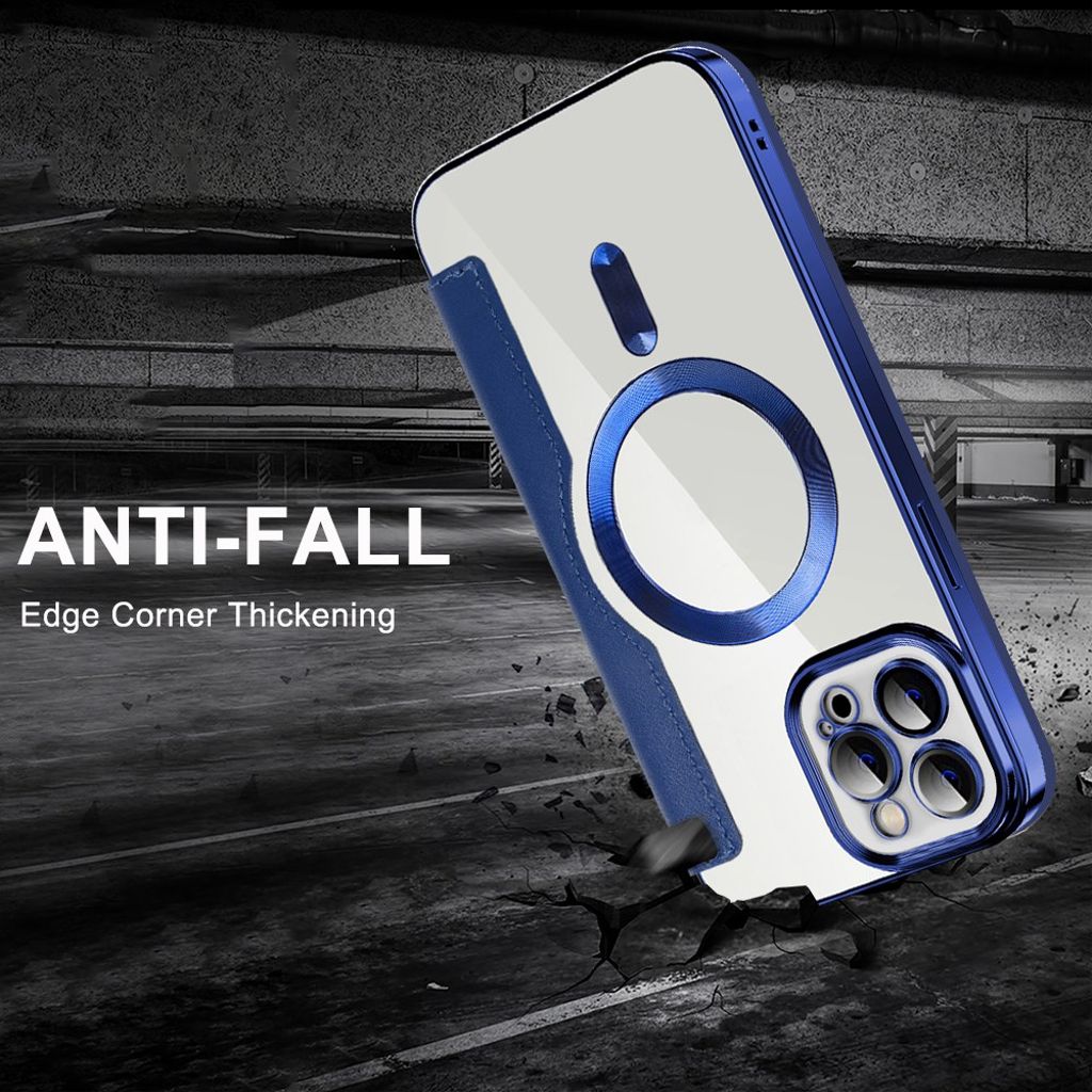 iPhone 11 Pro Max Plånboksfodral MagSafe RFID-blockerande – Safir