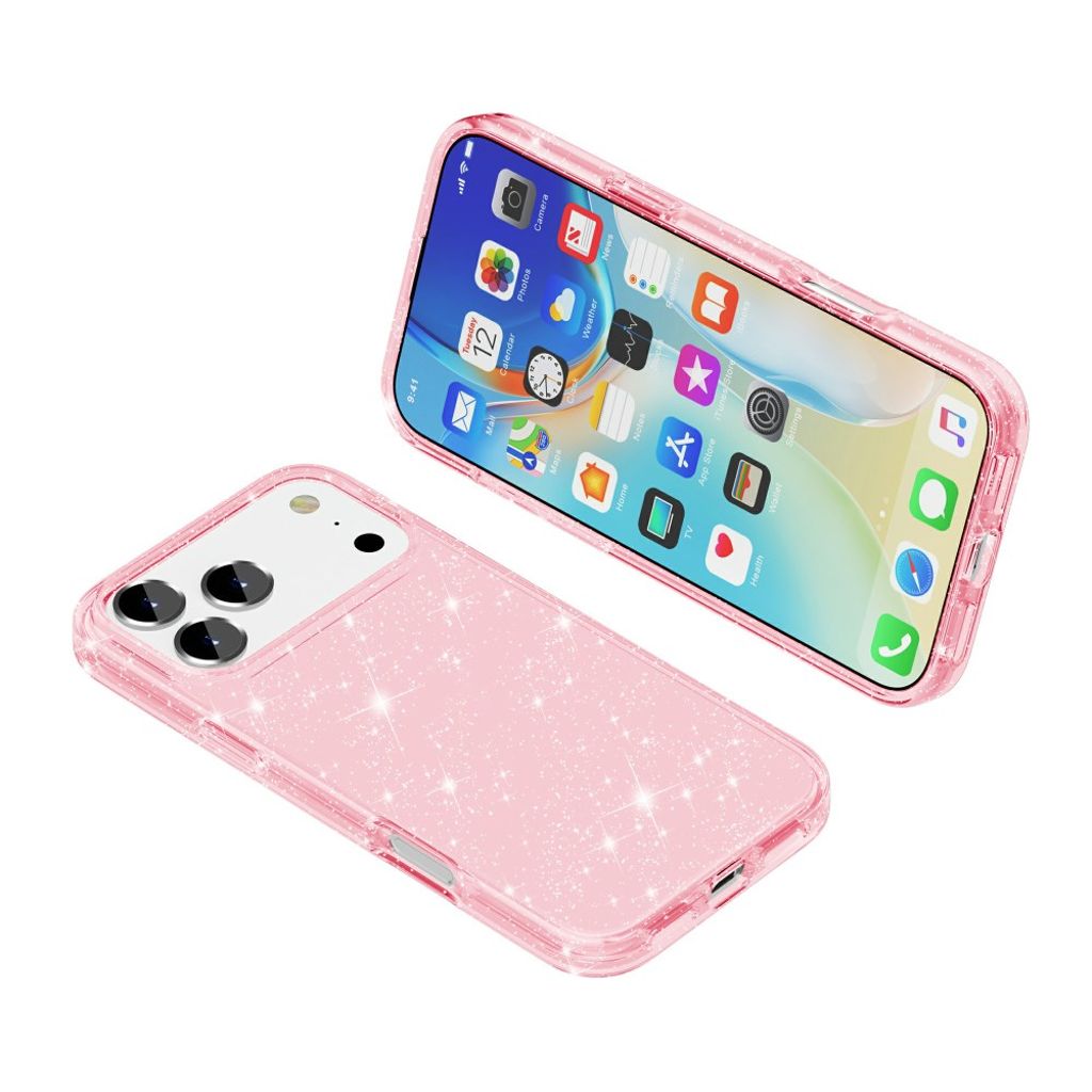 iPhone 17 Pro Max Acrylic Phone Case - Pink