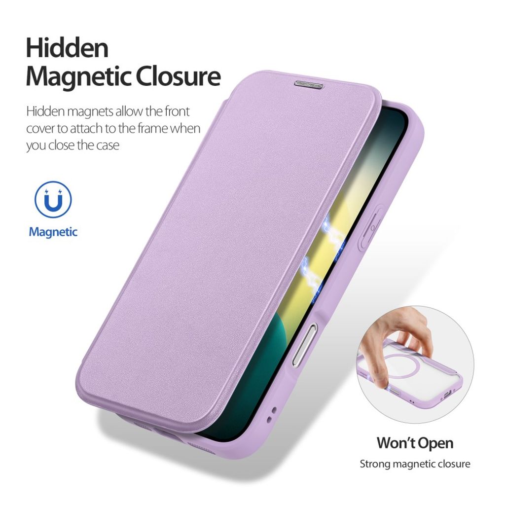 DUX DUCIS iPhone 17 Air Fodral med MagSafe - Lila