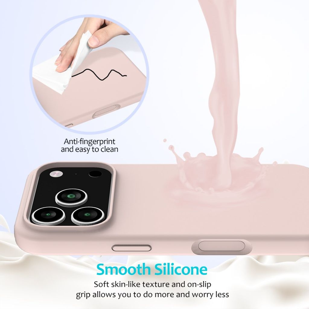 iPhone 17 Pro Max Silicone Phone Case - Pink