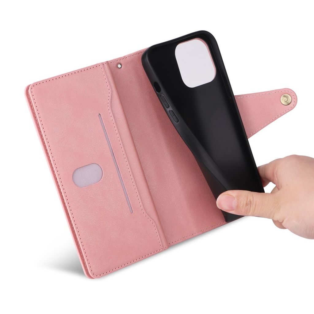 iPhone 12 Pro Max Kotelo Jalusta - Ruusu kultaa