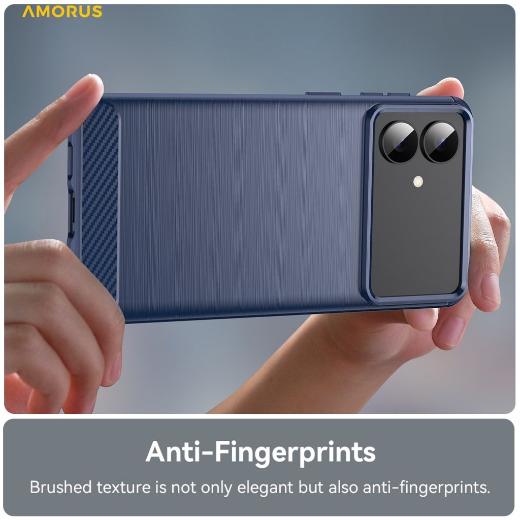 AMORUS Samsung Galaxy S26 Edge Skal - Blå